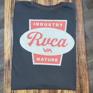 RVCA, men’s size Large, gray, short sleeve t-shirt. Excellent condition!